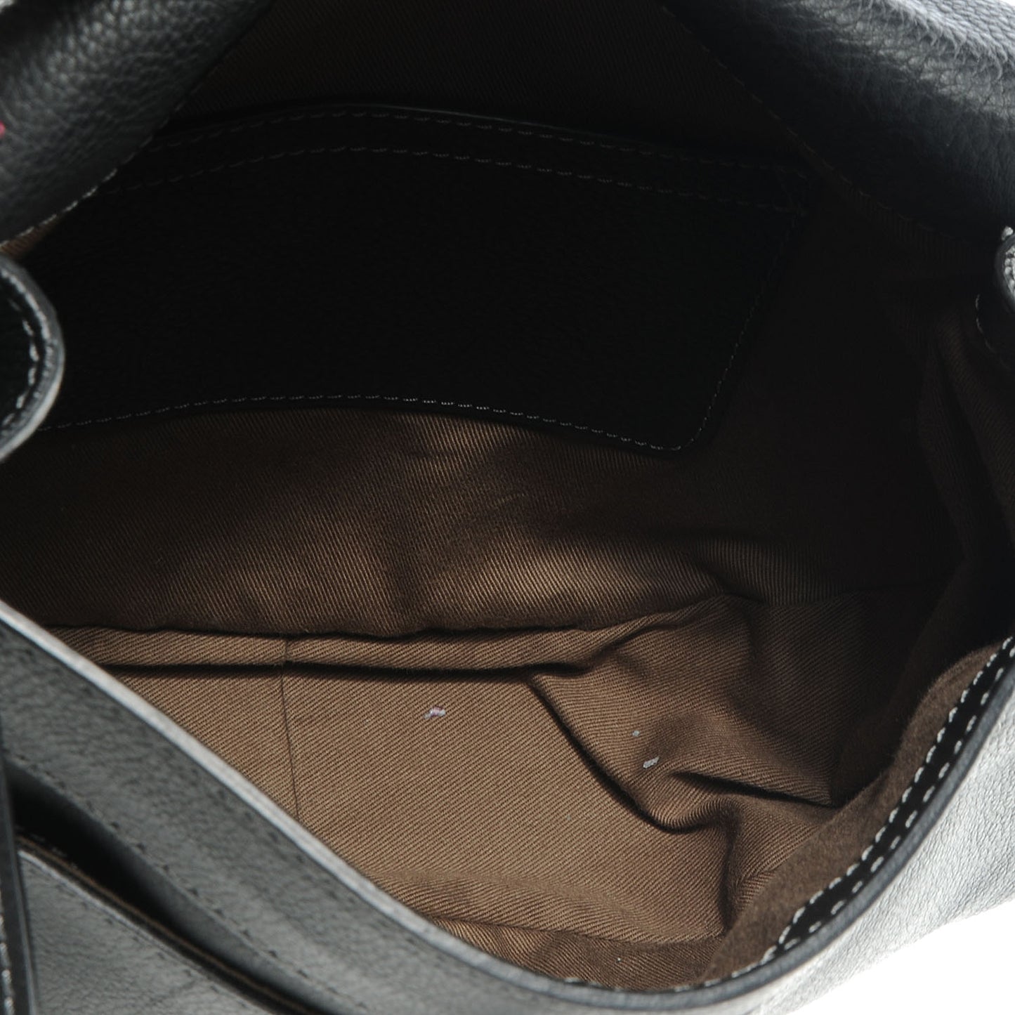 Calfskin Medium Marcie Round Crossbody Bag Black