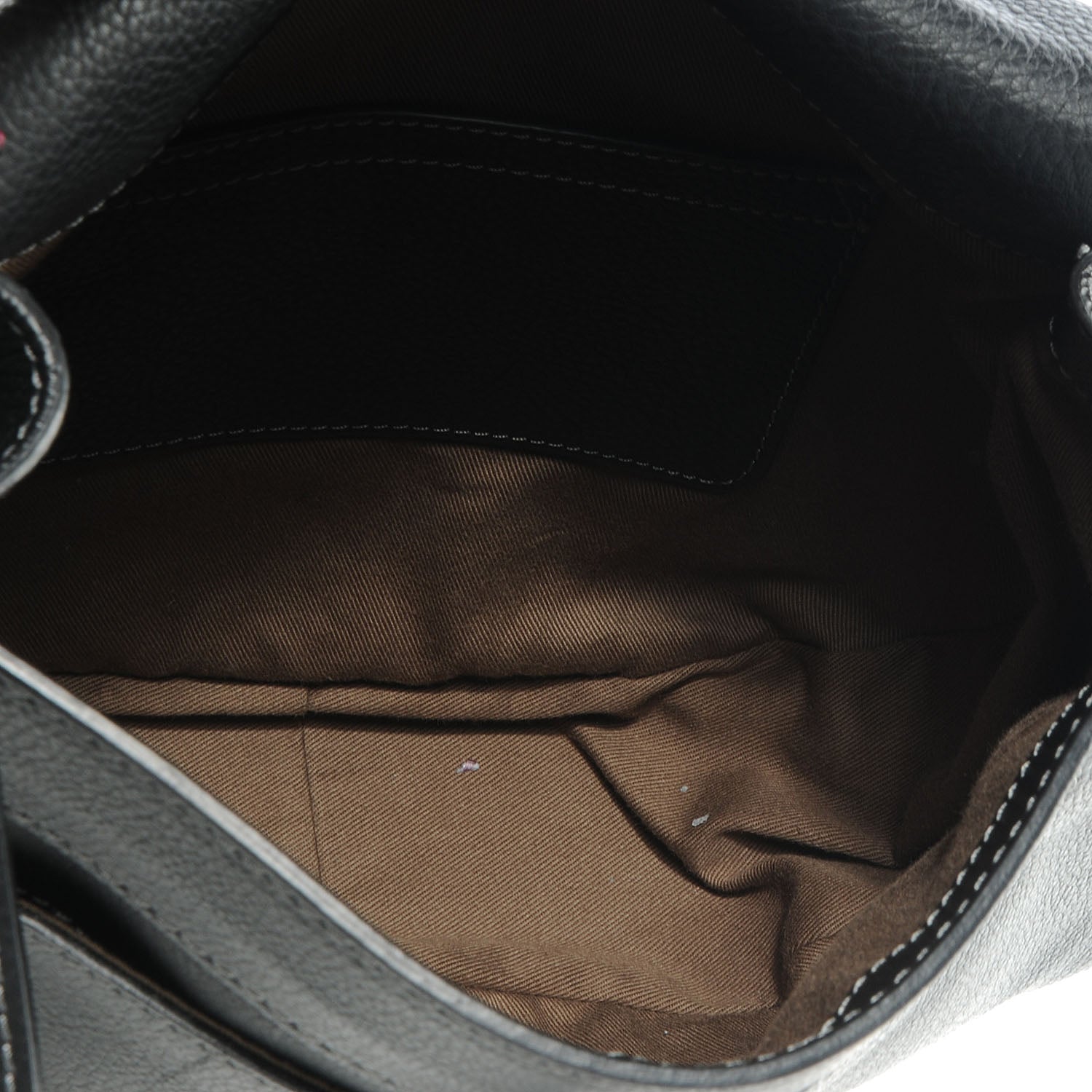 Chloe Calfskin Medium Marcie Round Crossbody Bag Black 7 of 9