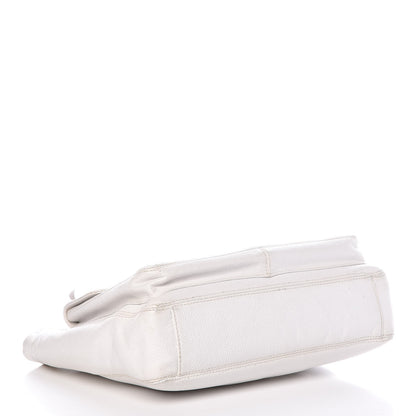 Chanel Caviar CC Flap Tote White 4 of 15