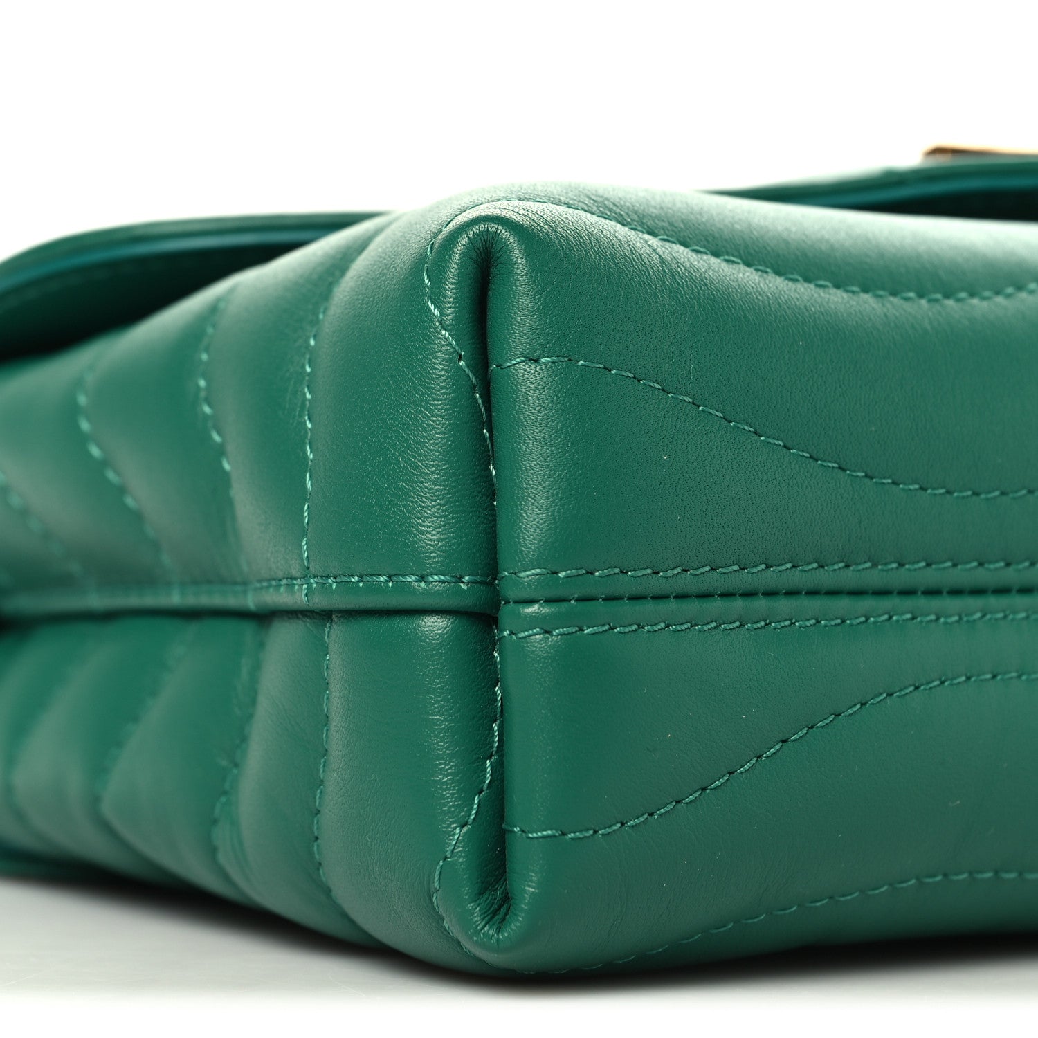 Louis Vuitton Calfskin New Wave Chain Bag MM NM  Emerald 8 of 10