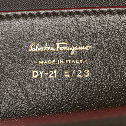 Salvatore Ferragamo Patent Marisol Top Handle Shoulder Bag Rosso 6 of 11