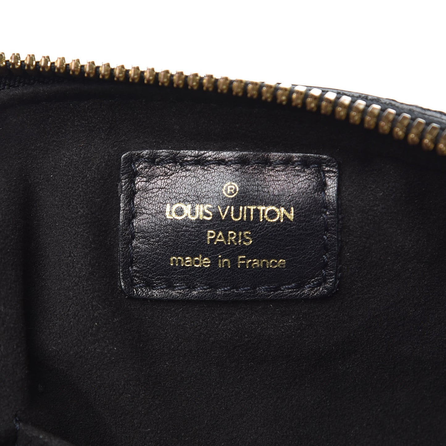 Cuir Patent Embossed Monogram Stephen Bag Grey