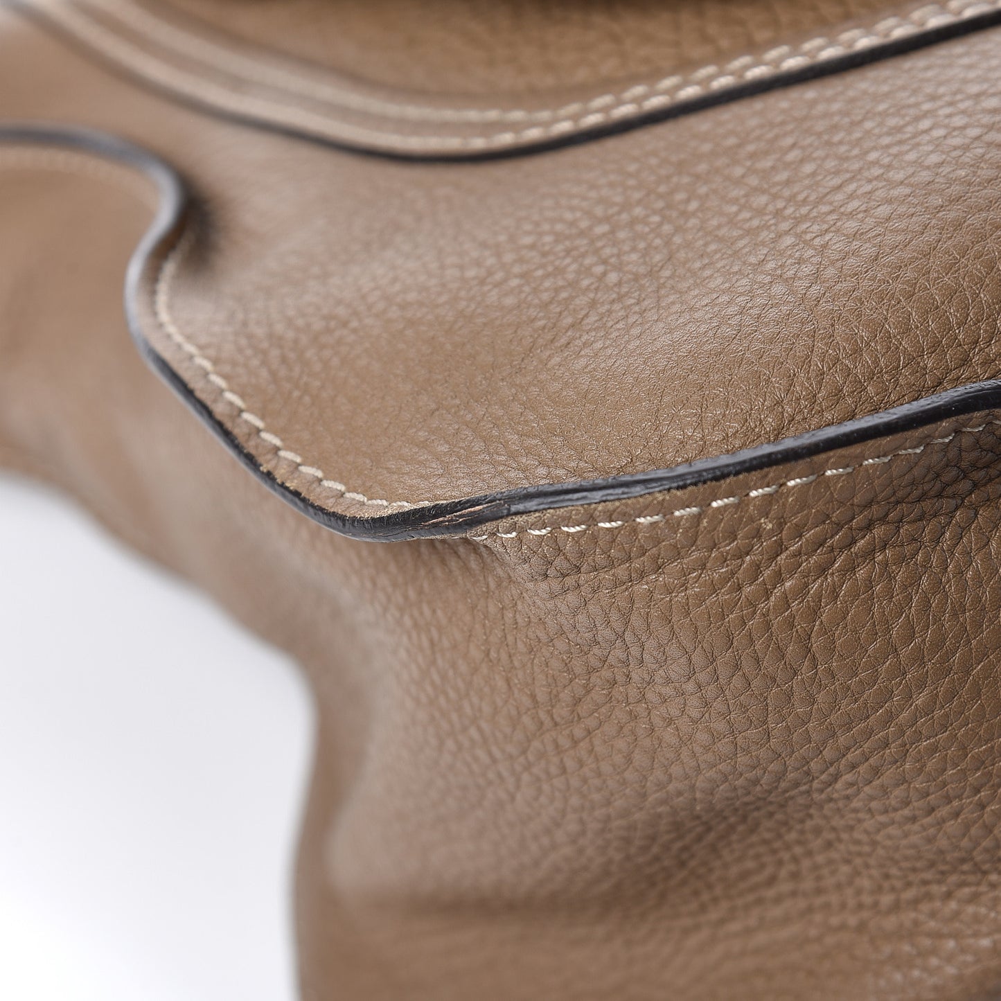 Calfskin Large Marcie Satchel Nut