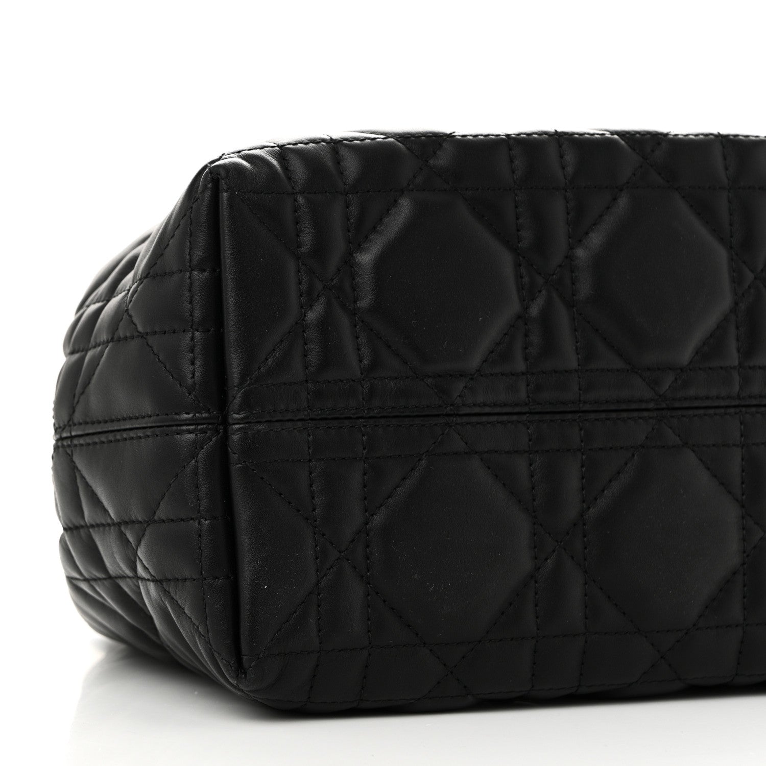Christian Dior Calfskin Macrocannage Small Toujours Black 9 of 10
