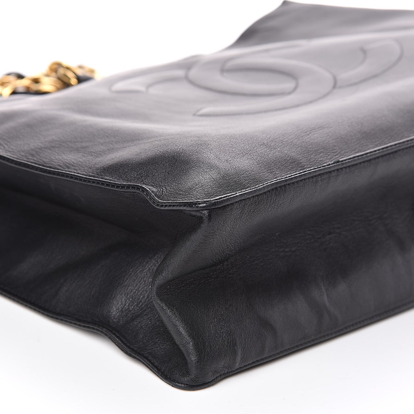 Lambskin CC Shoulder Bag Black