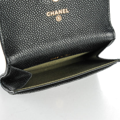 Chanel Caviar Quilted Boy Flap Card Holder Black 7 of 8