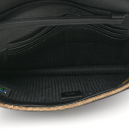 Fendi Vitello Elite 2Jours Clutch Black 5 of 9