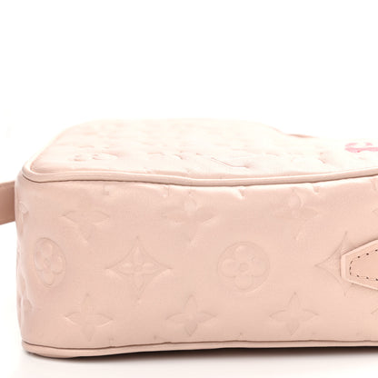 Louis Vuitton Lambskin Embossed Monogram Fall In Love Sac Coeur Light Pink 9 of 10