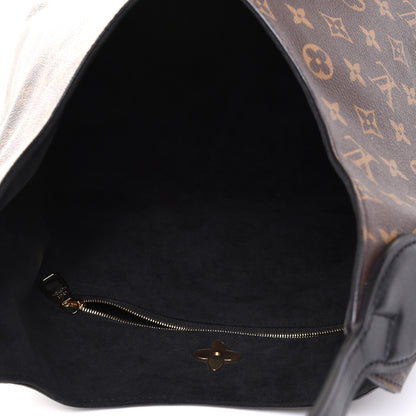 Louis Vuitton Monogram Flower Hobo Black 5 of 11