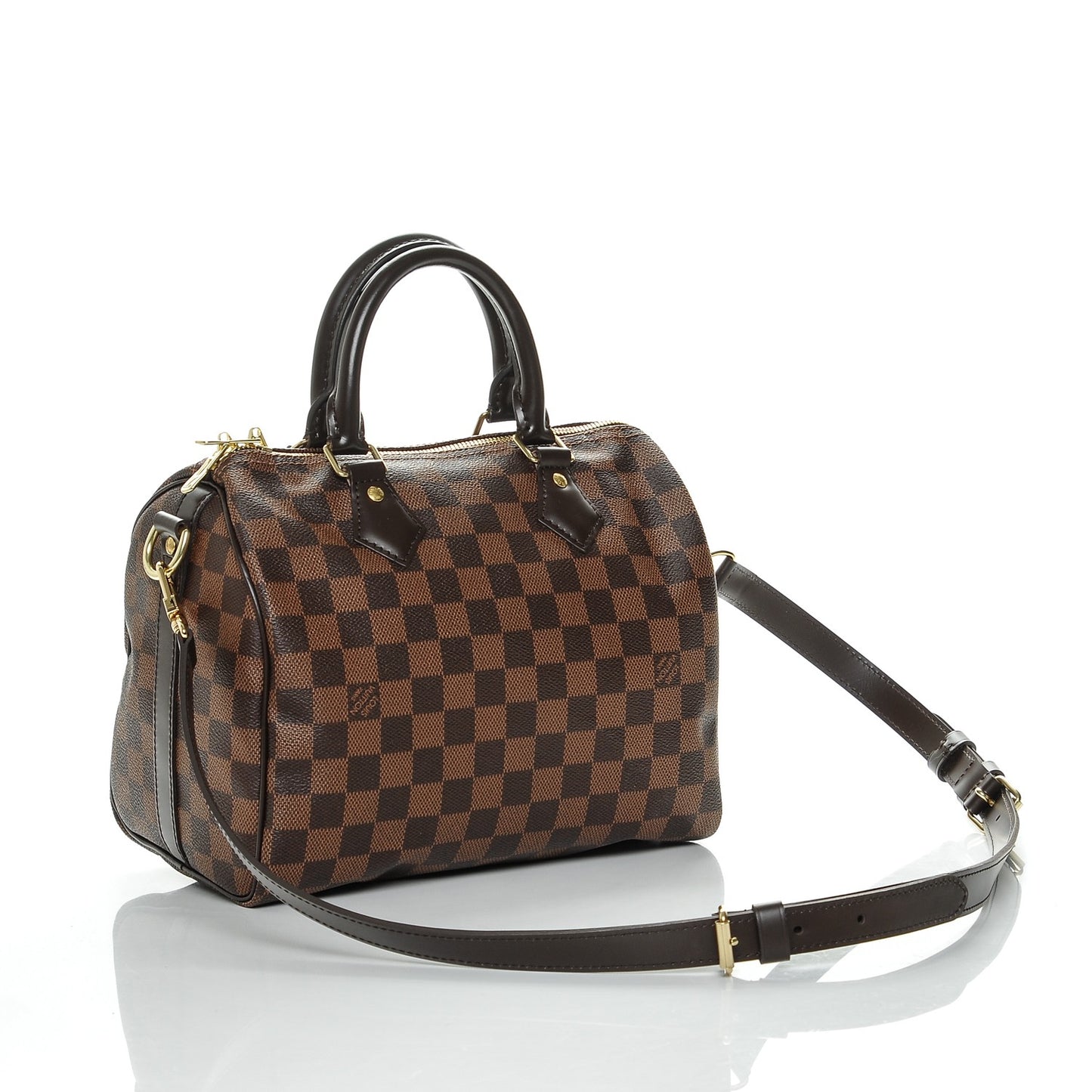 Damier Ebene Speedy Bandouliere 25