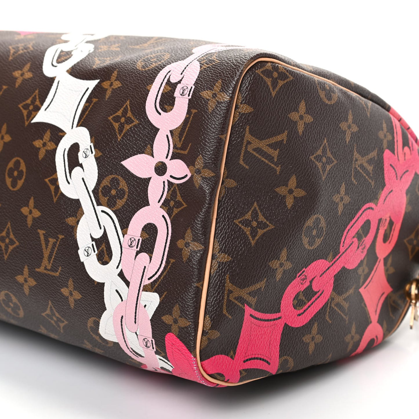 Monogram Bay Speedy 30 Rose Ballerine Poppy