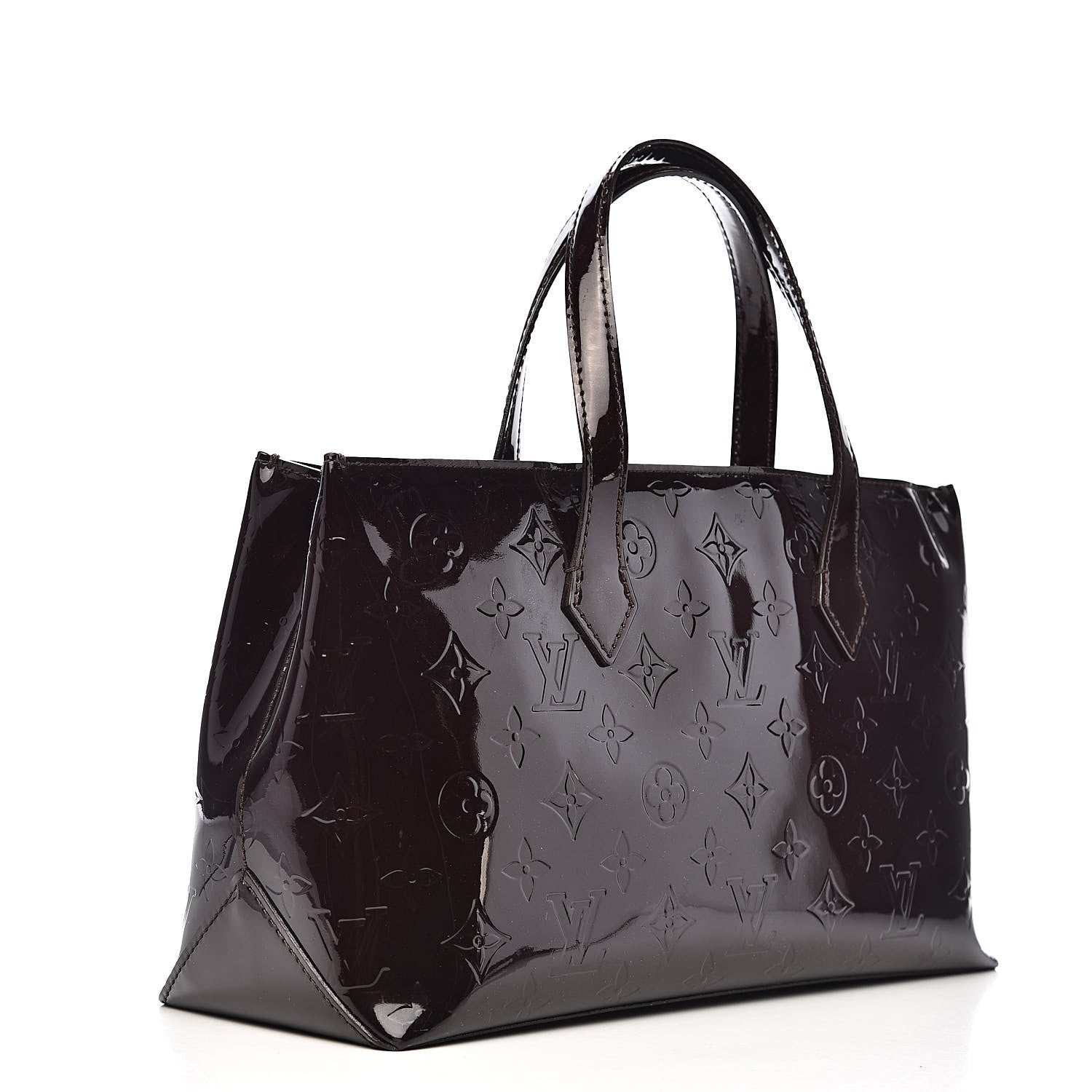 Louis Vuitton Vernis Wilshire PM Amarante 3 of 10