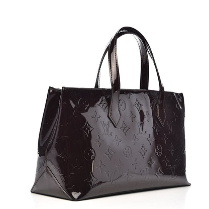 Louis Vuitton Vernis Wilshire PM Amarante 3 of 10