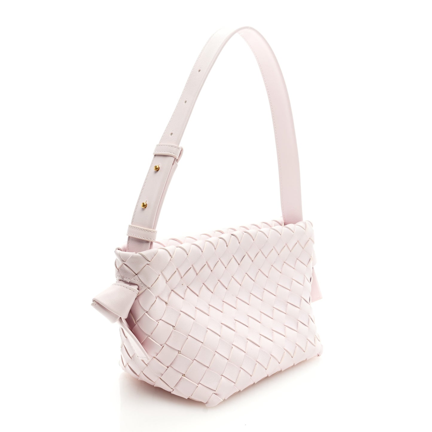 Nappa Intrecciato Tie Shoulder Bag Bliss Washed