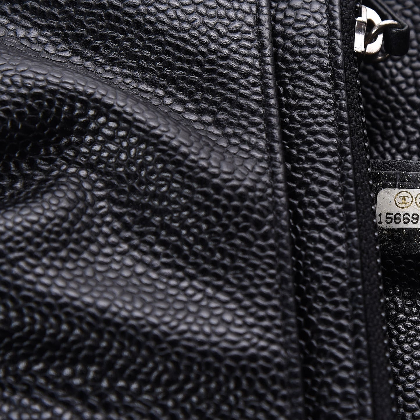 Caviar Half Moon Wallet On Chain WOC Black