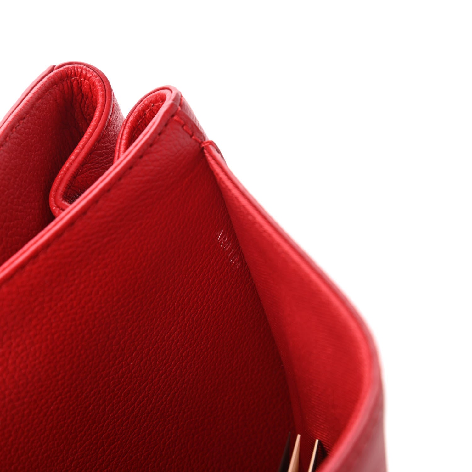 Louis Vuitton Calfskin Lockme II Chain Bag BB Rubis 9 of 10
