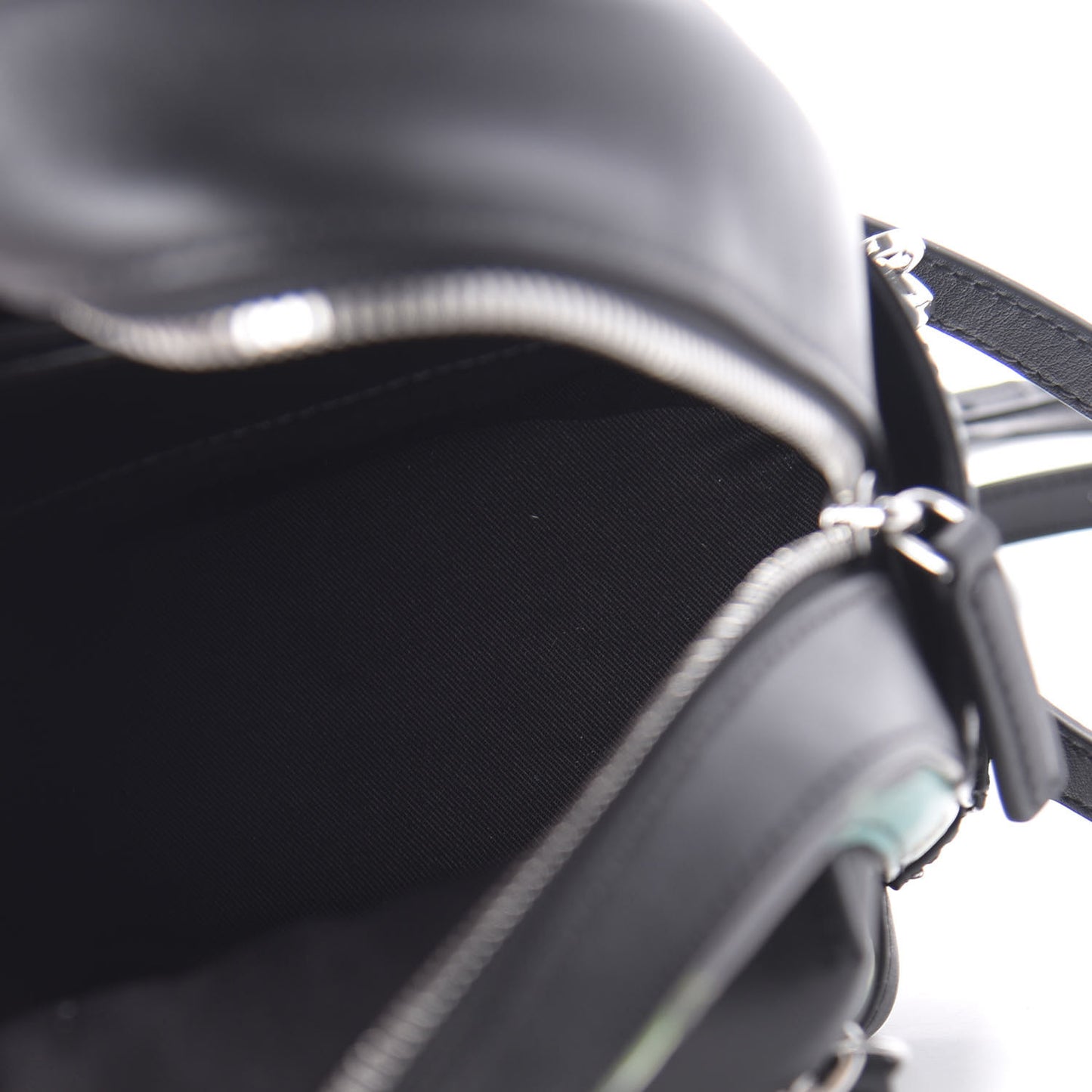 Calfskin Pop Rabbit Mini Backpack Black