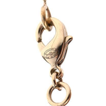 Chanel Metal CC Pendant Necklace Gold Silver 6 of 7