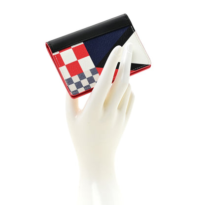 Louis Vuitton Damier Flags Pocket Organizer Red Blue 2 of 6