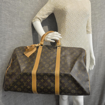 Louis Vuitton Monogram Keepall 50 9 of 9