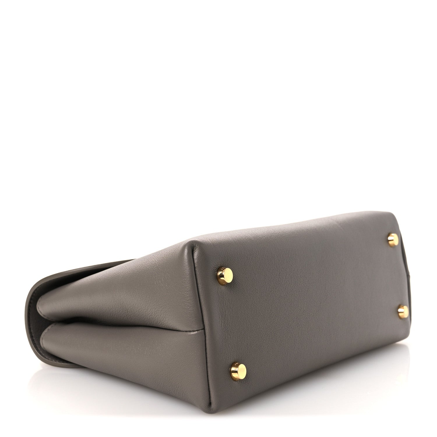 Celine Supple Calfskin Medium Nino Cloudy Grey Pebble 4 of 13