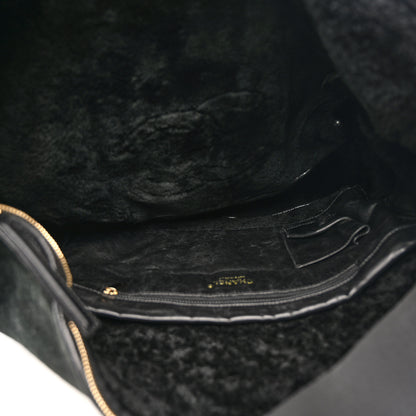 Chanel Suede Sparkling Winter Messenger Black 5 of 14