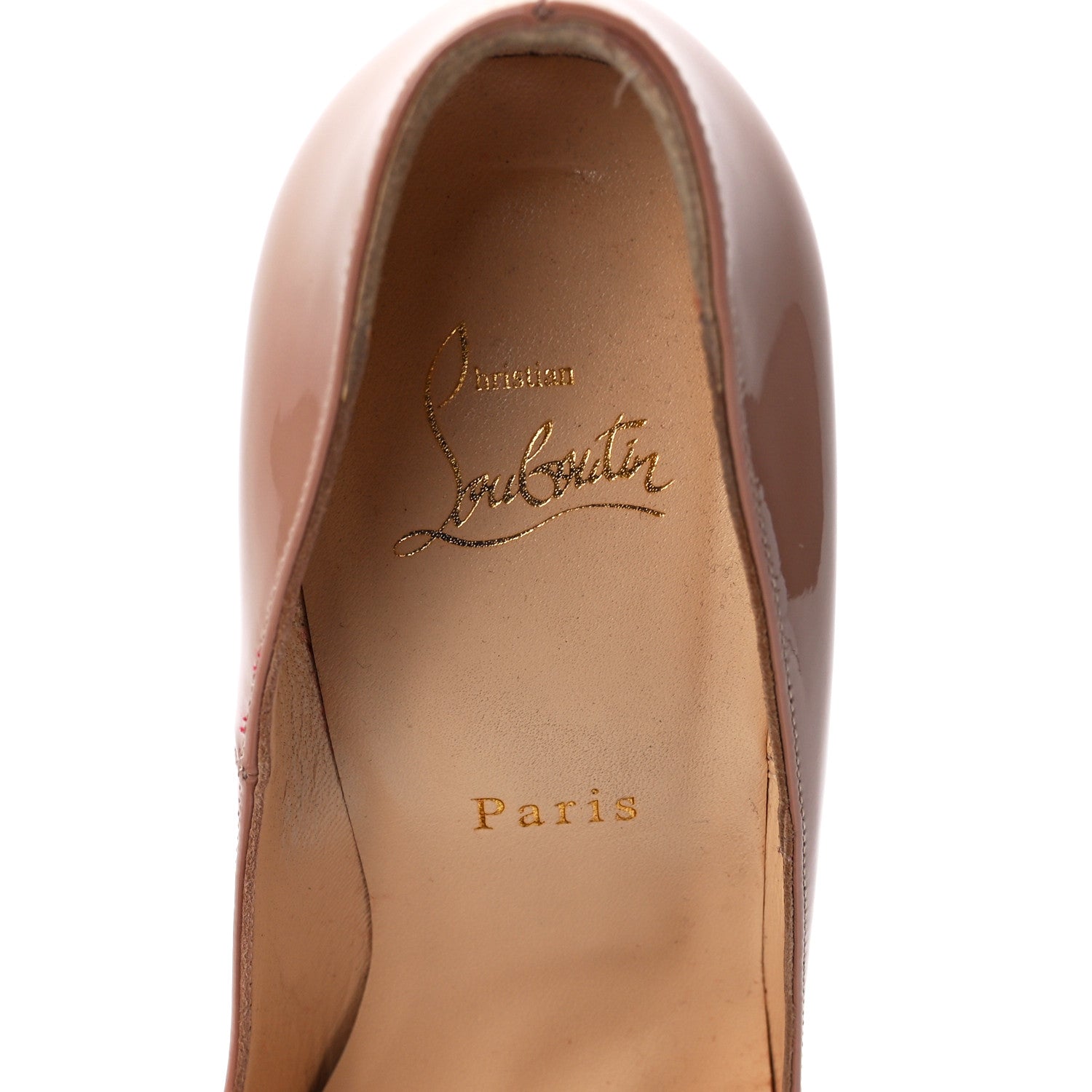 Christian Louboutin Patent So Kate 100 Pumps 39.5 Nude 8 of 8