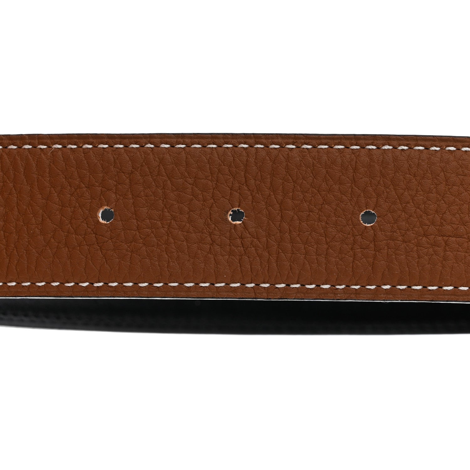 Hermes Box Togo 32mm Guilloche H Belt 90 36 Black Gold 7 of 8