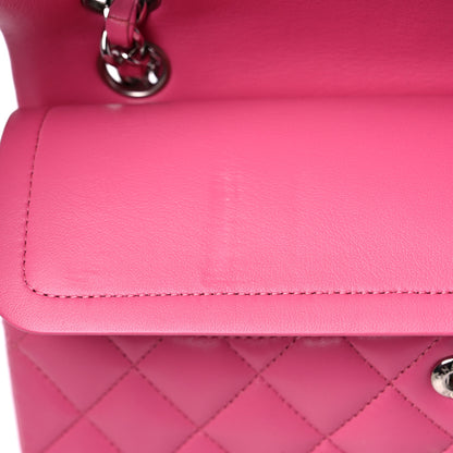 Chanel Lambskin Quilted Small Double Flap Pink 14 of 15