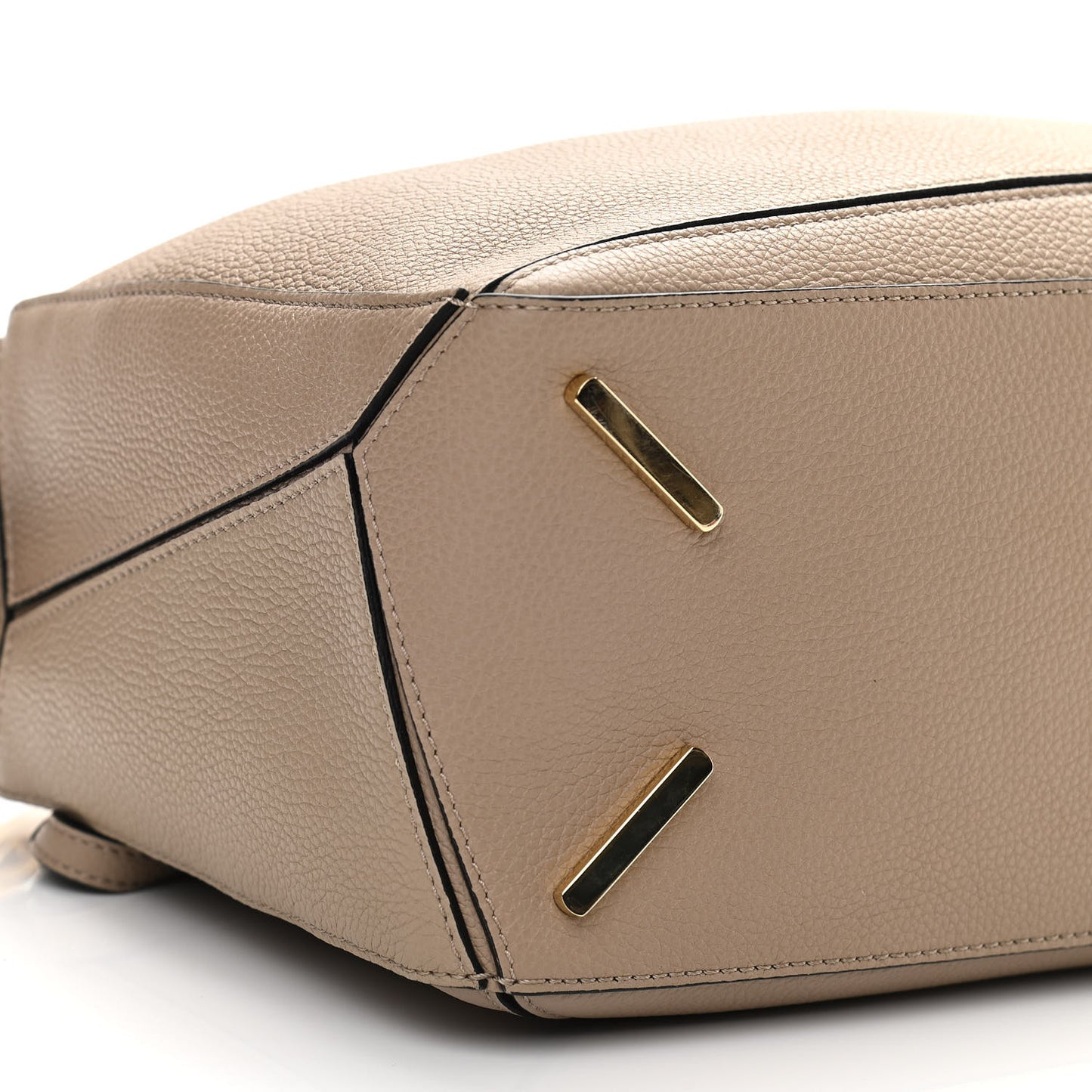 Calfskin Medium Puzzle Bag Sand