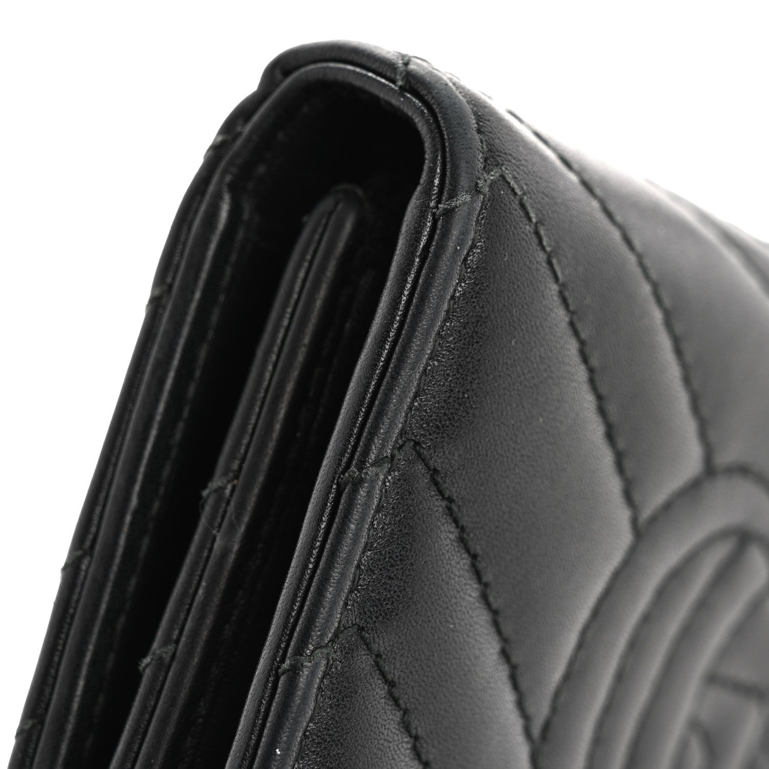 Gucci Calfskin Matelasse GG Marmont Wallet Black 11 of 12