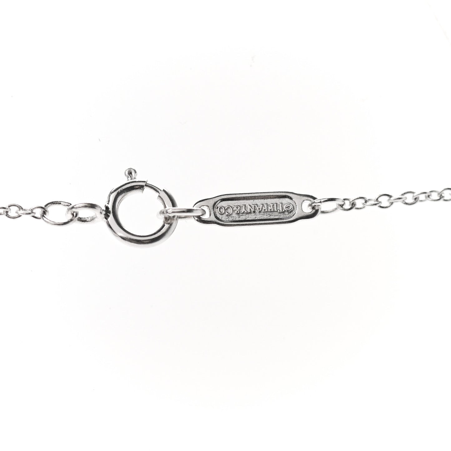 18K White Gold Diamond Crown Key Pendant Necklace