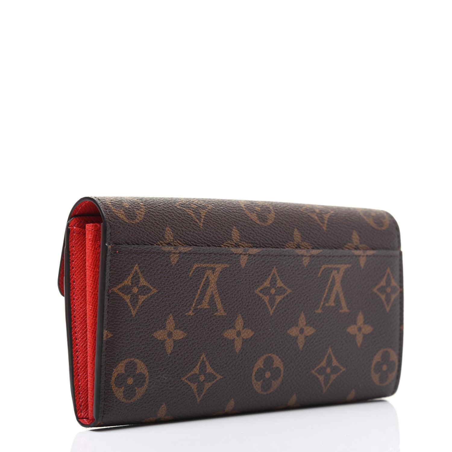 Louis Vuitton Monogram Sarah Wallet NM Coquelicot 3 of 9