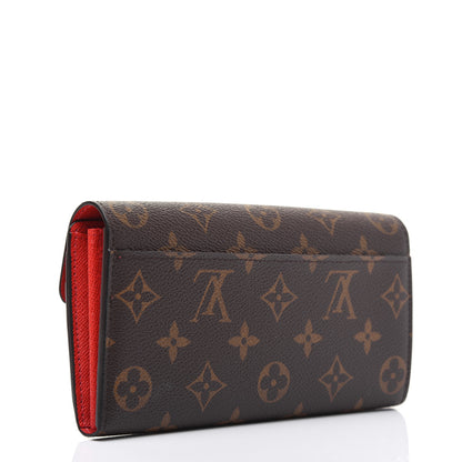 Louis Vuitton Monogram Sarah Wallet NM Coquelicot 3 of 9