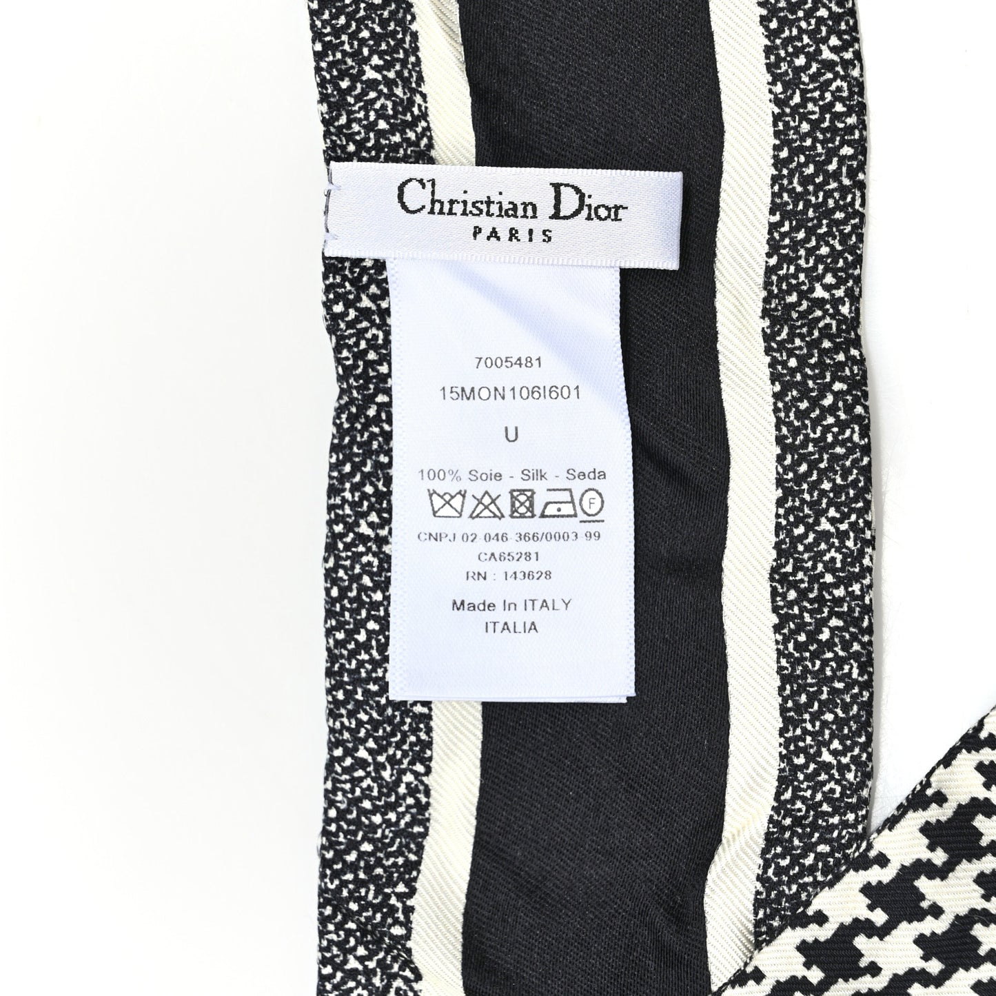 Silk 30 Montaigne Mitzah Scarf Black White