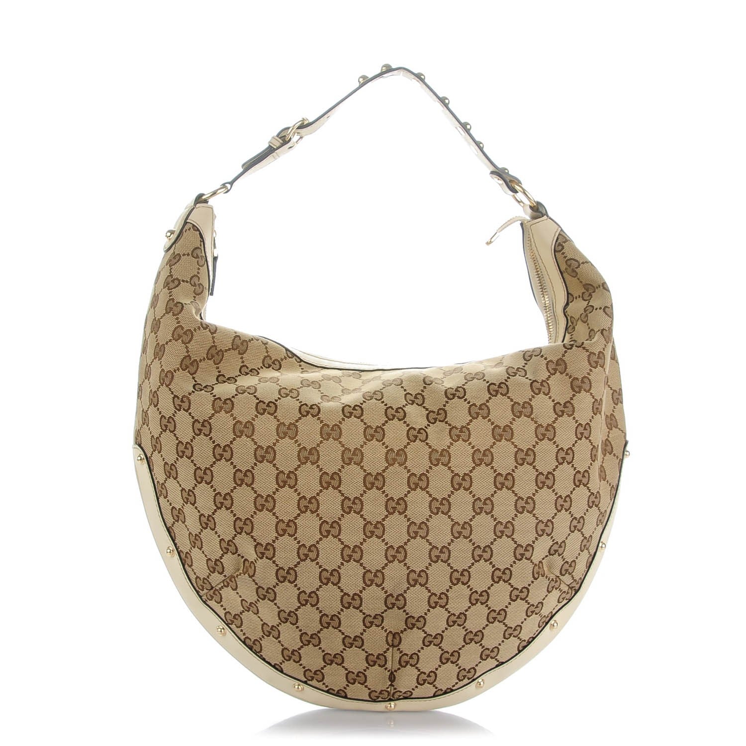 Gucci Monogram Biba Hobo Off White 1 of 7