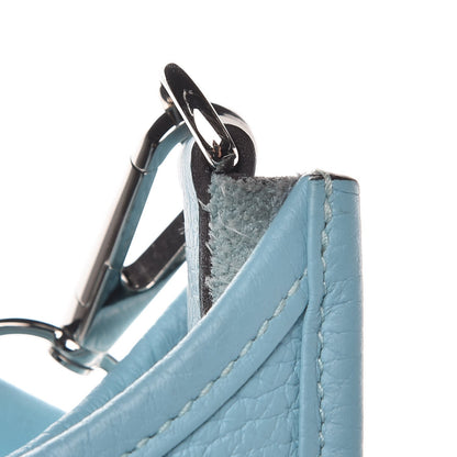 Hermes Taurillon Clemence Evelyne III GM Bleu Atoll 13 of 13