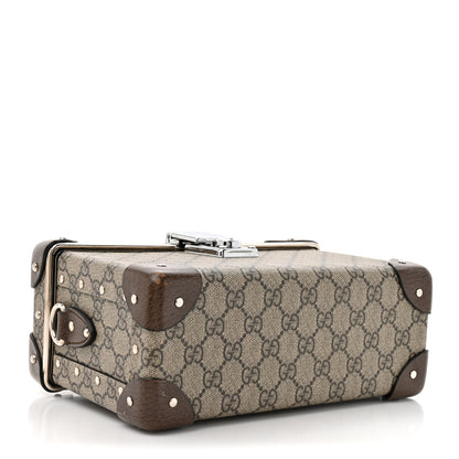 Gucci GG Supreme Monogram Globe-Trotter Beauty Case Brown 4 of 15
