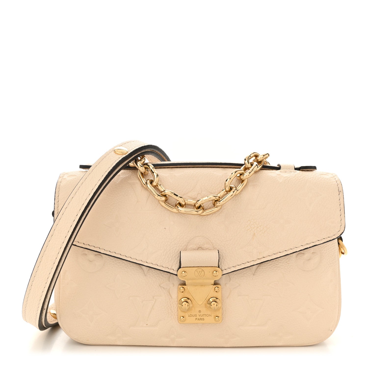Louis Vuitton Empreinte Pochette Metis East West Cream 1 of 12