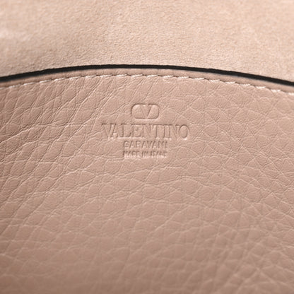 Valentino Garavani Pebbled Calfskin Medium Rockstud Flip Lock Crossbody Bag Poudre 6 of 12