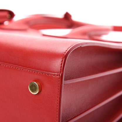Saint Laurent Calfskin Small Sac De Jour Lipstick Red 10 of 13