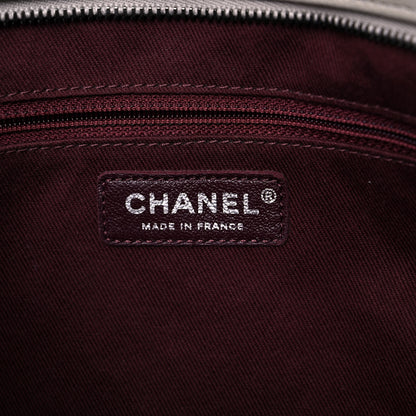 Chanel Washed Lambskin Quilted CC Travel Flap Grey 6 of 13
