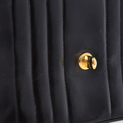 Chanel Lambskin Vertical Quilt Jumbo Flap Black 8 of 10