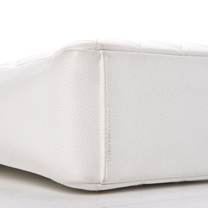 Chanel Caviar Quilted Petit Shopping Tote PST White 14 of 19