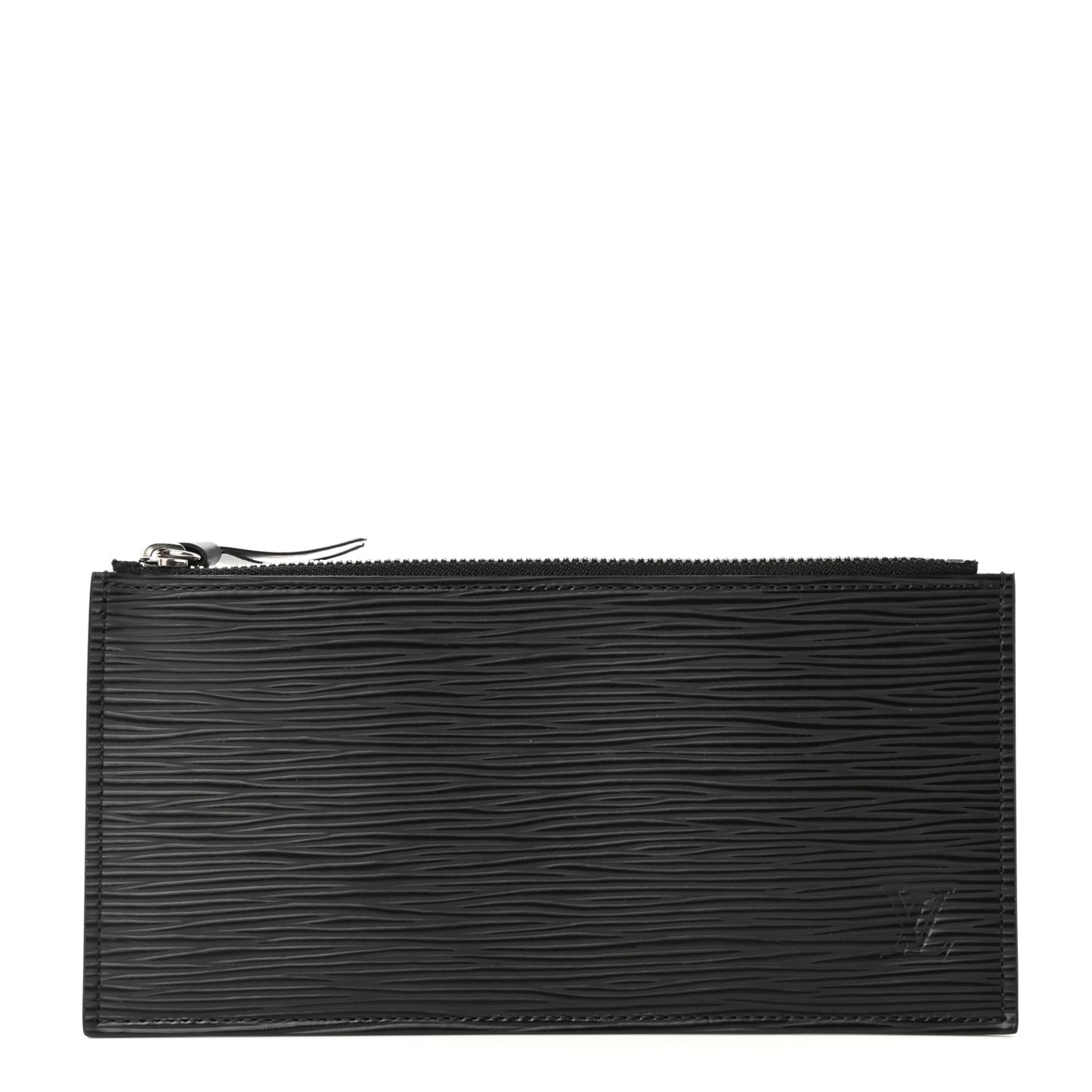 Epi Felicie Chain Wallet Zippered Insert Black
