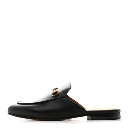 Gucci Calfskin Womens Princetown Slippers 40 Black 1 of 10