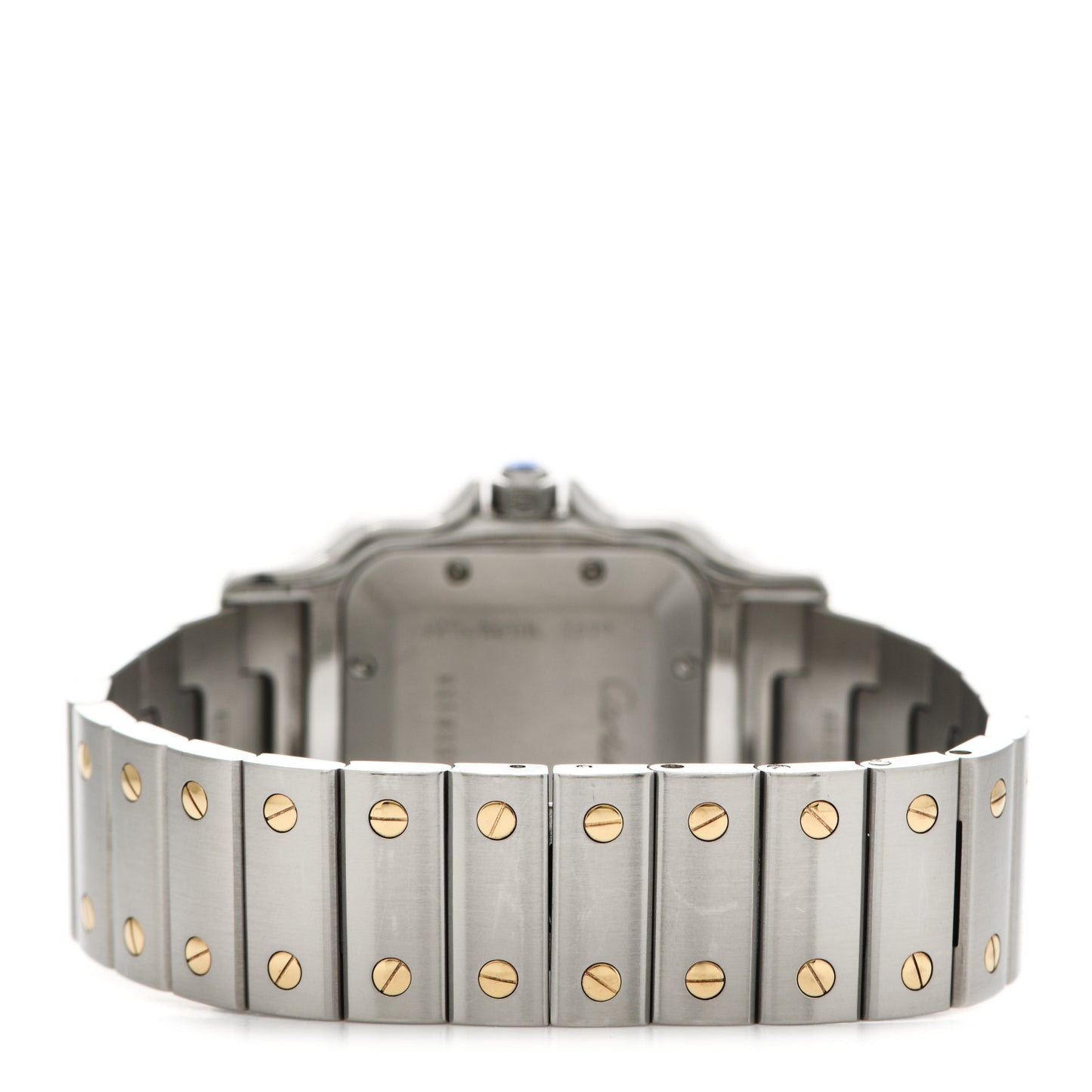 Stainless Steel 18K Yellow Gold 29mm Santos De Cartier Galbee Automatic Watch