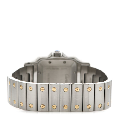 Cartier Stainless Steel 18K Yellow Gold 29mm Santos De Cartier Galbee Automatic Watch 3 of 5