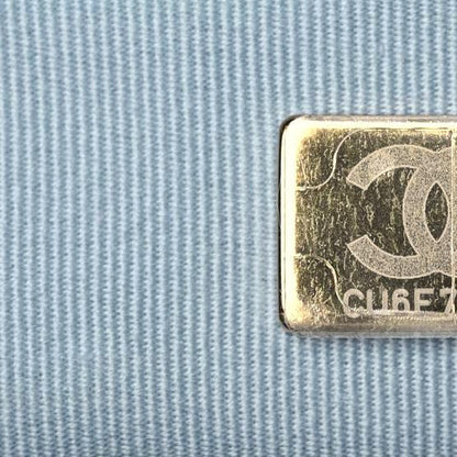 Chanel Lambskin Quilted Medium Chanel 19 Flap Light Blue 7 of 9