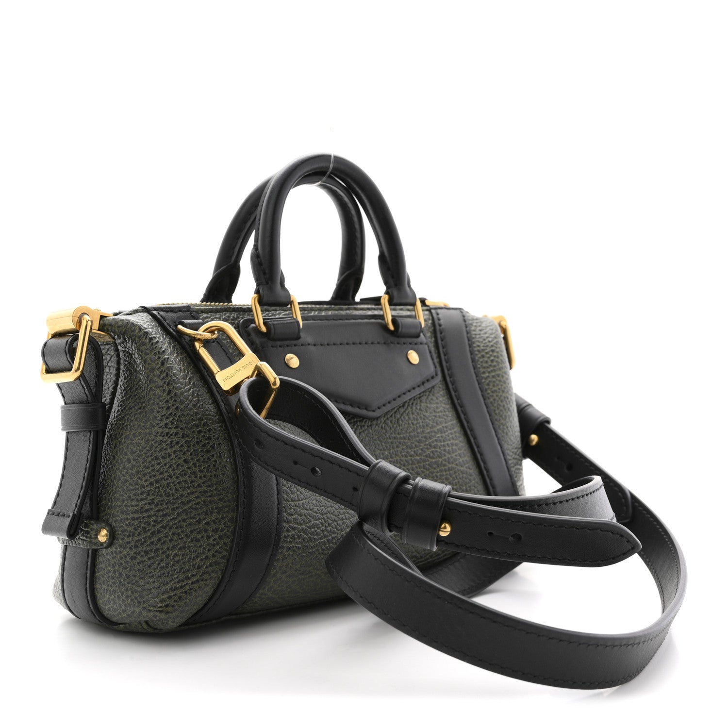 Louis Vuitton Lambskin Nano Biker Khaki 3 of 9